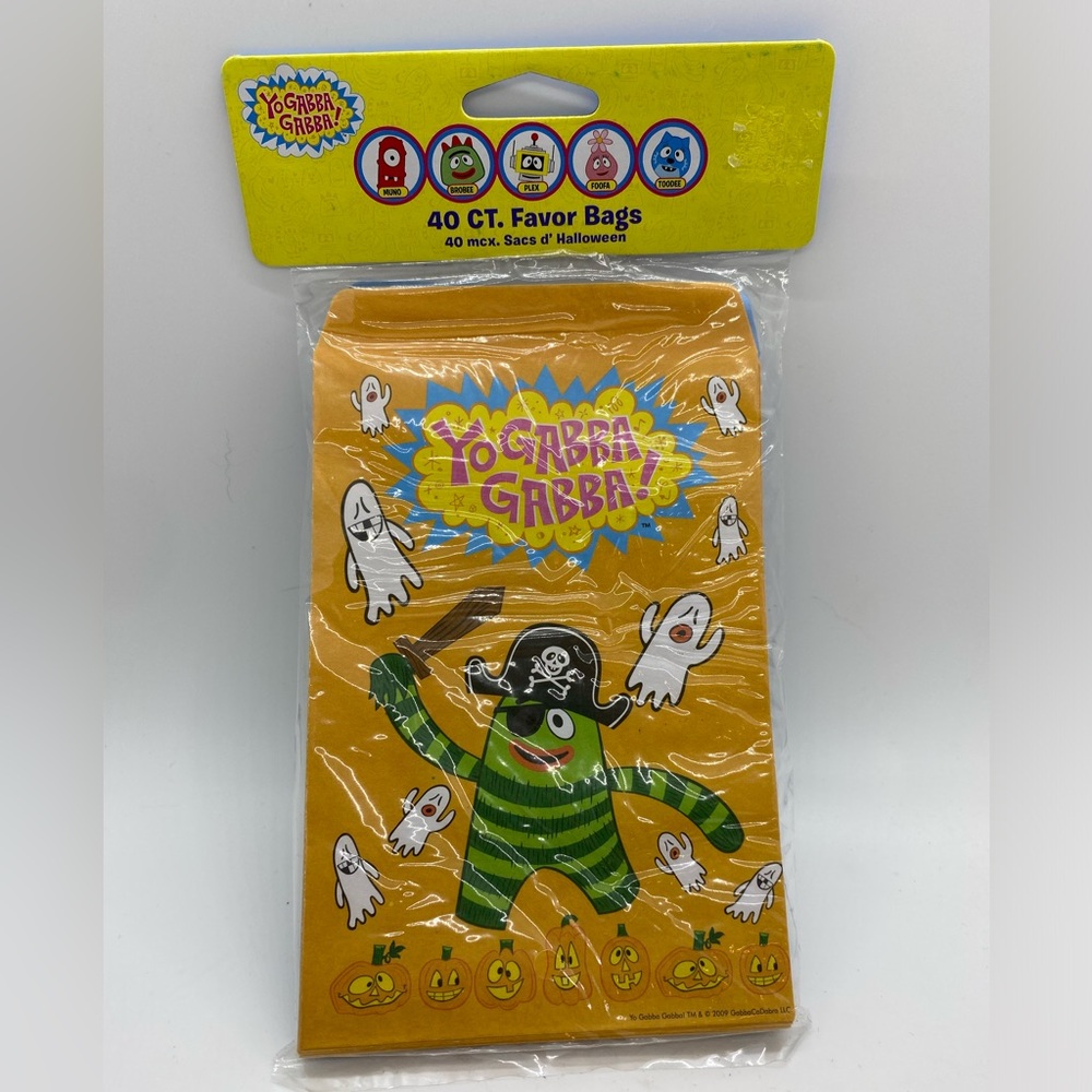 Packages of Yo Gabba Gabba Party Treat Bags or Halloween Treat Bags (40 Bags)